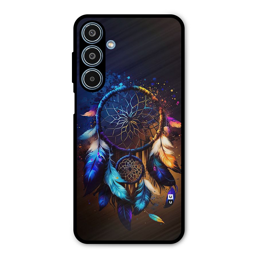 Dream Feather Metal Back Case for Galaxy M35