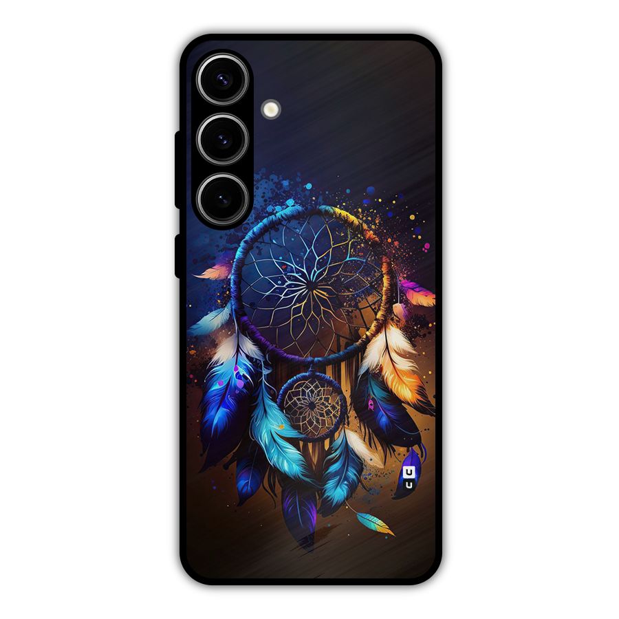 Dream Feather Metal Back Case for Galaxy S24 Plus