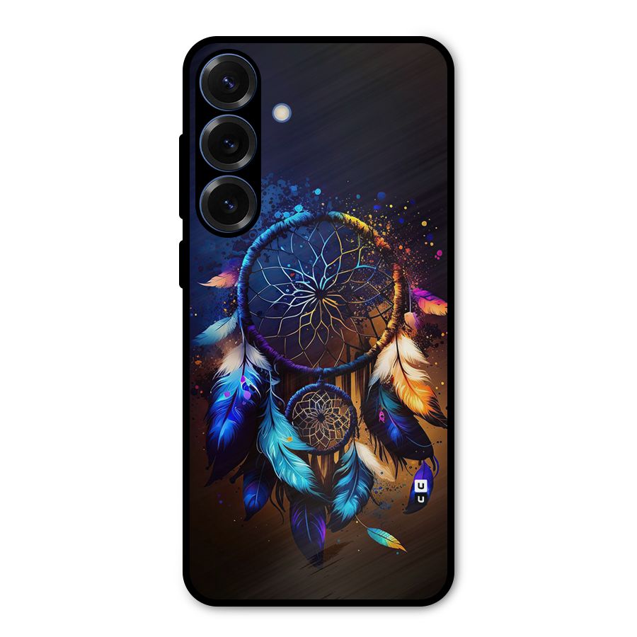 Dream Feather Metal Back Case for Galaxy S25 Plus