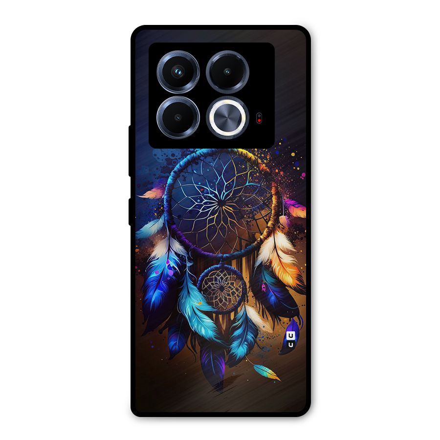 Dream Feather Metal Back Case for Infinix Note 40 5G