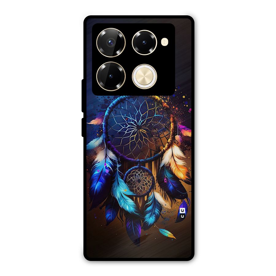Dream Feather Metal Back Case for Infinix Note 40 Pro