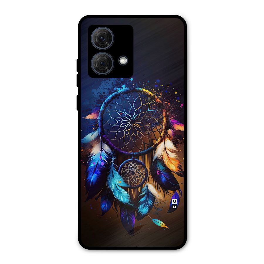 Dream Feather Metal Back Case for Moto G84
