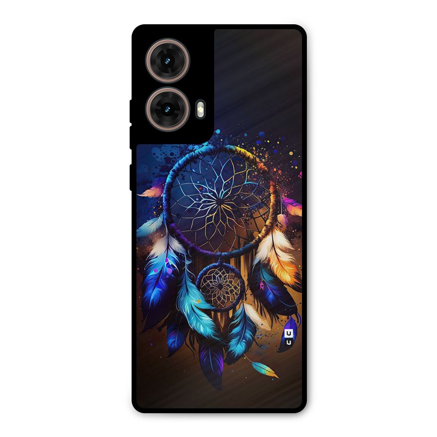 Dream Feather Metal Back Case for Moto G85