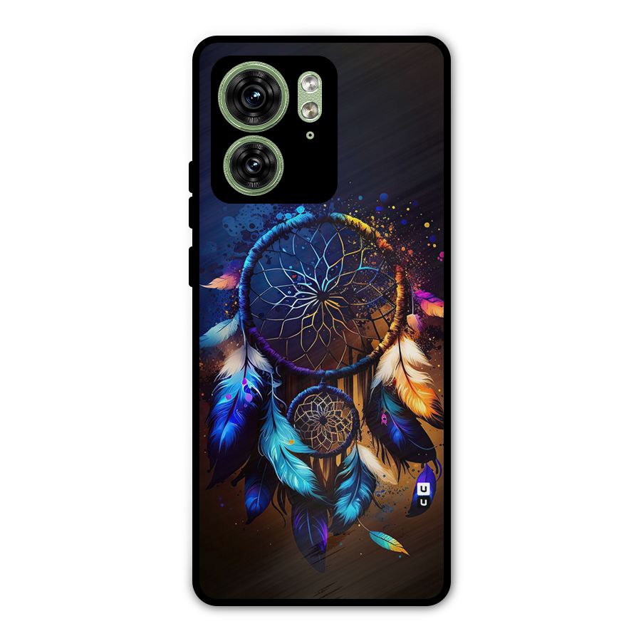 Dream Feather Metal Back Case for Motorola Edge 40 5G