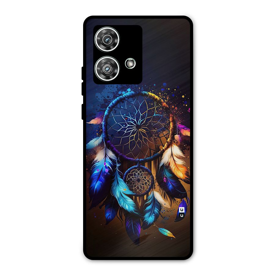 Dream Feather Metal Back Case for Motorola Edge 40 Neo