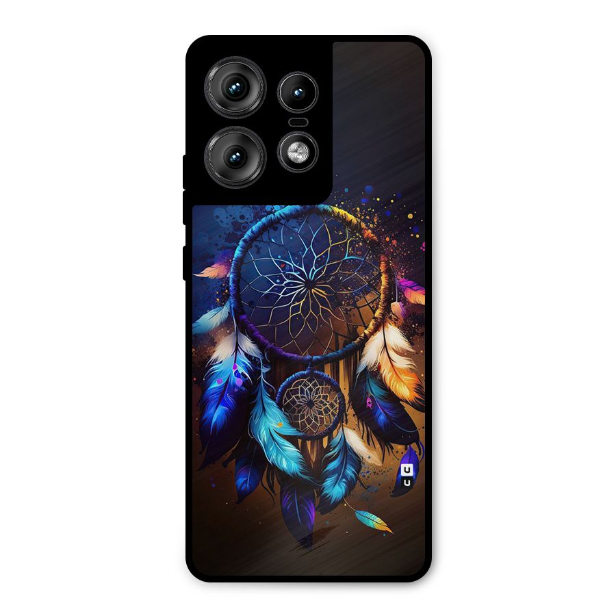 Dream Feather Metal Back Case for Motorola Edge 50 Pro