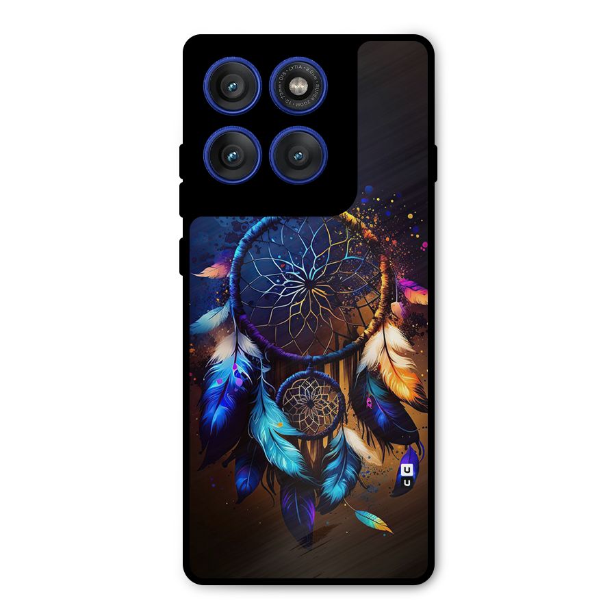 Dream Feather Metal Back Case for Motorola Edge 60 Pro