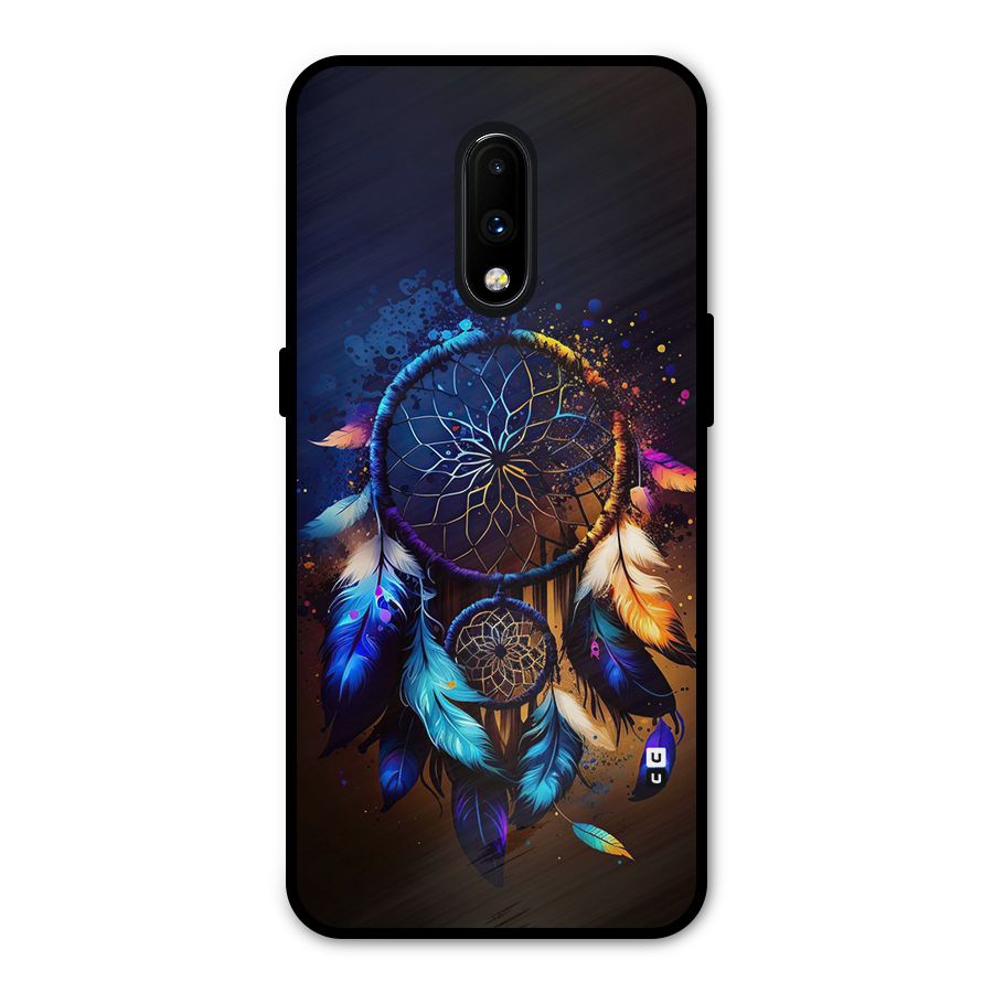 Dream Feather Metal Back Case for OnePlus 7
