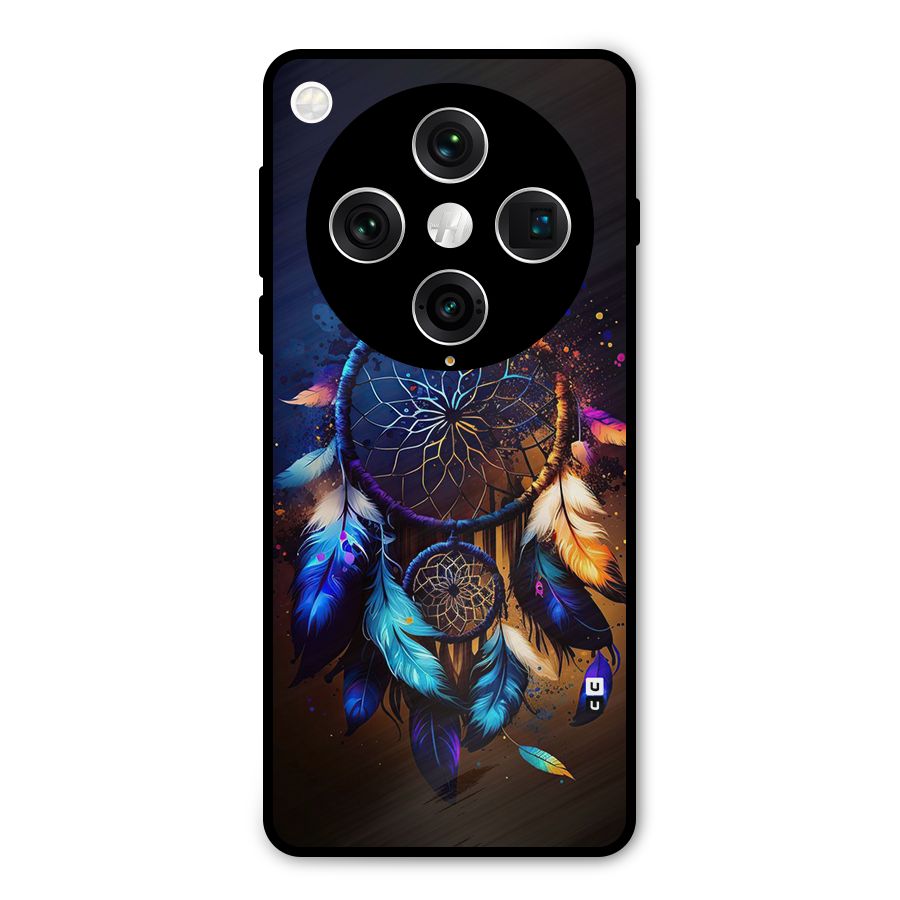 Dream Feather Metal Back Case for Oppo Find X8 Pro