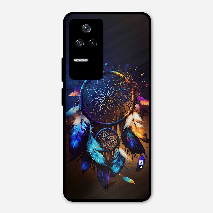 Dream Feather Metal Back Case for Poco F4 5G