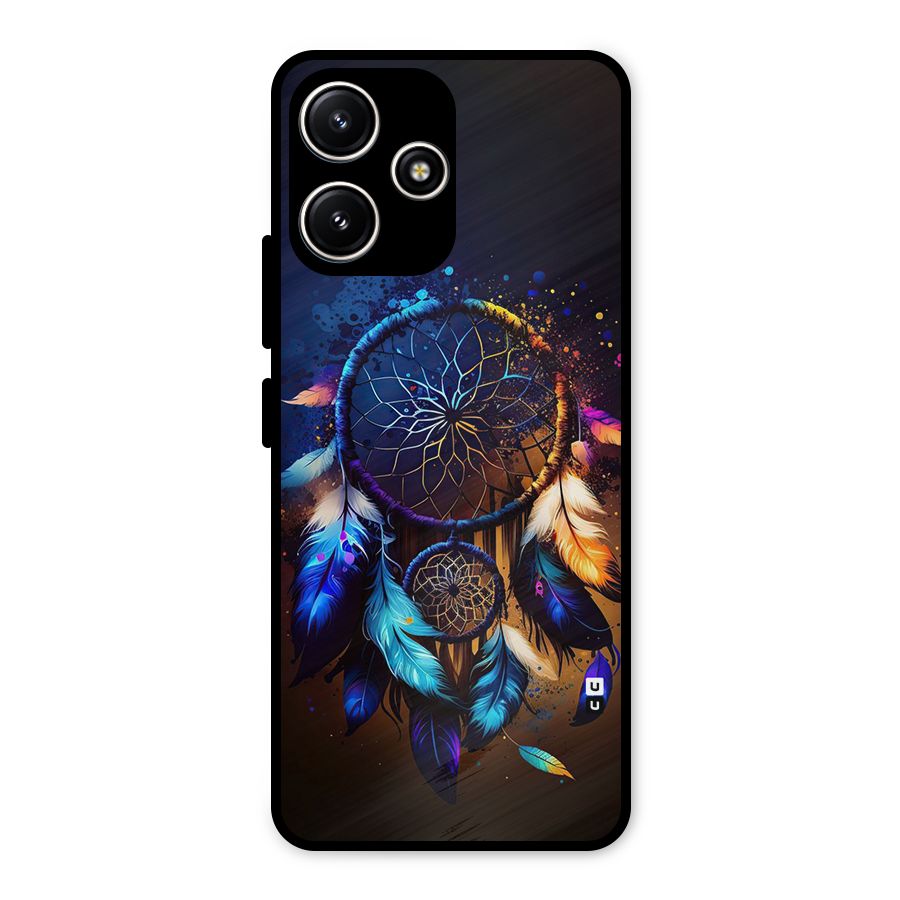 Dream Feather Metal Back Case for Redmi 12 5G