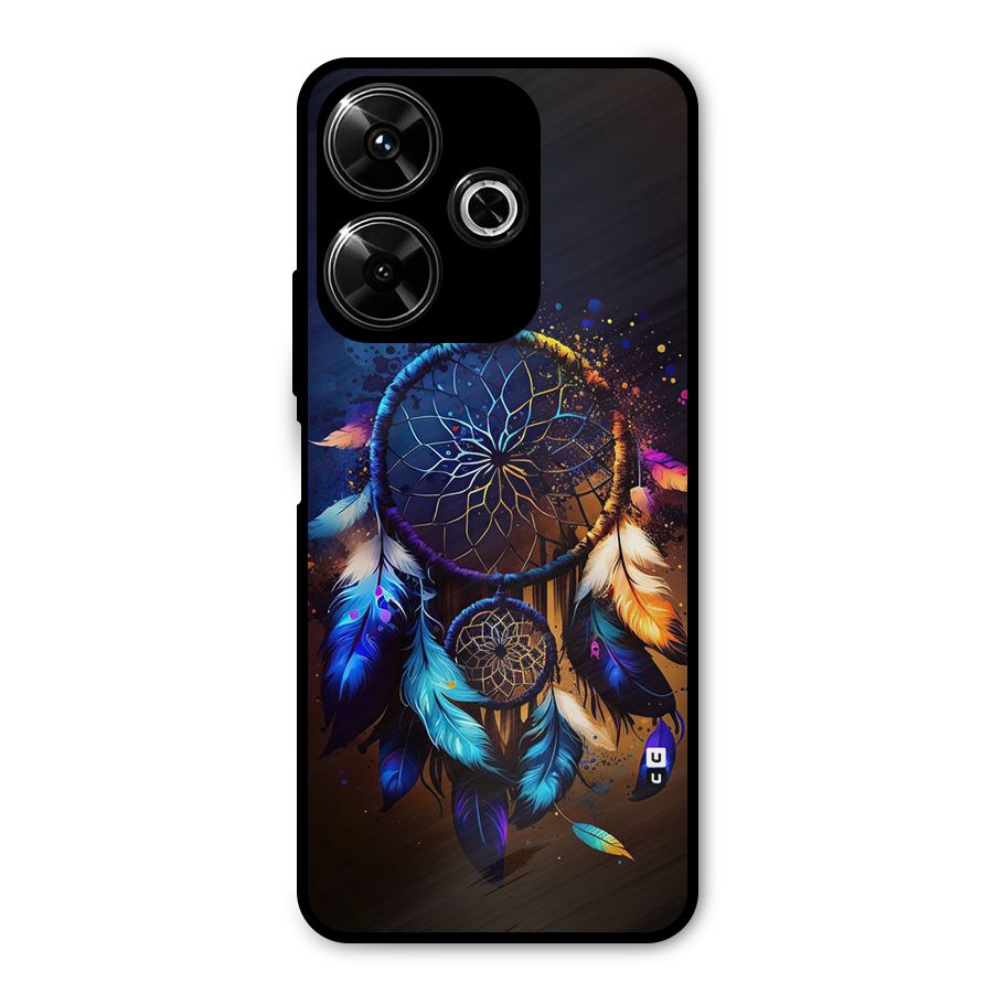 Dream Feather Metal Back Case for Redmi 13 5G