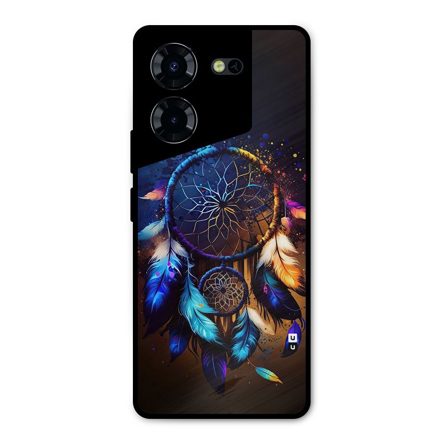Dream Feather Metal Back Case for Tecno Pova 5 Pro 5G