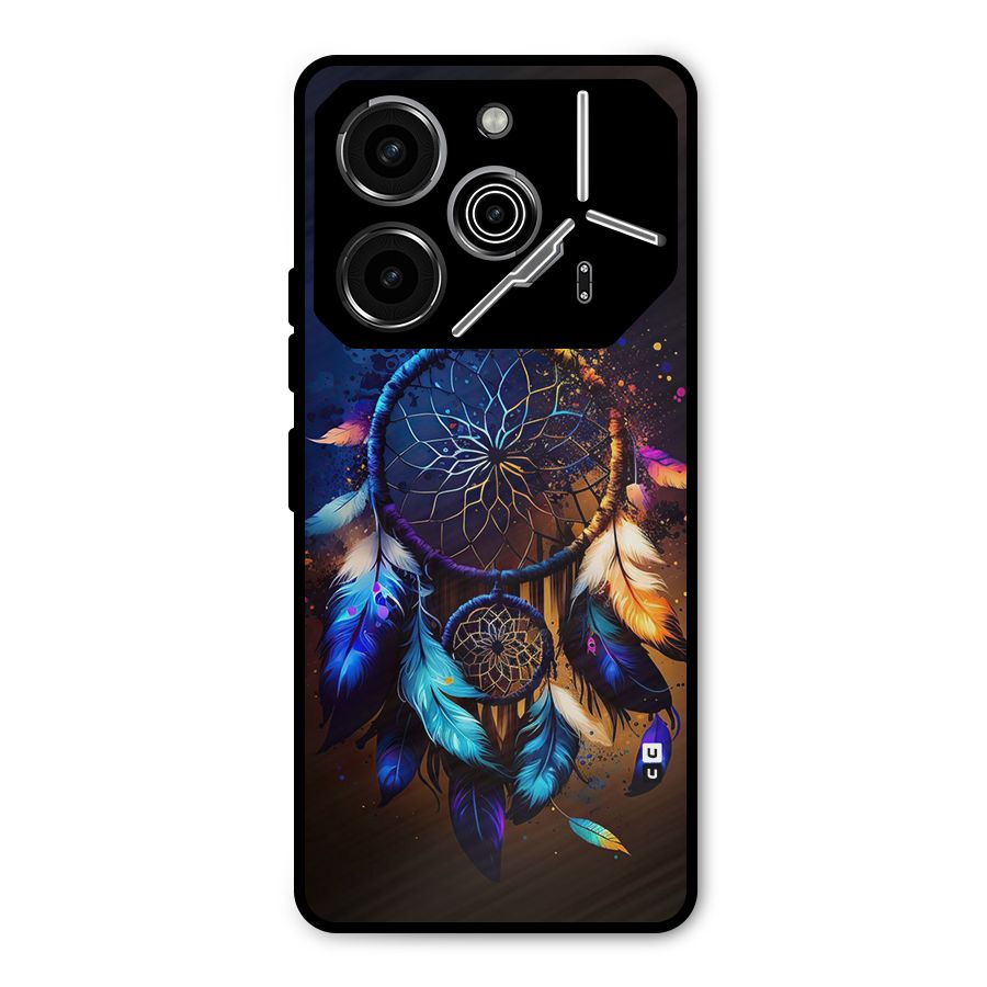 Dream Feather Metal Back Case for Tecno Pova 6 Pro