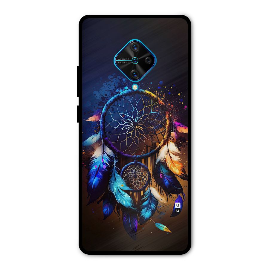 Dream Feather Metal Back Case for Vivo S1 Pro