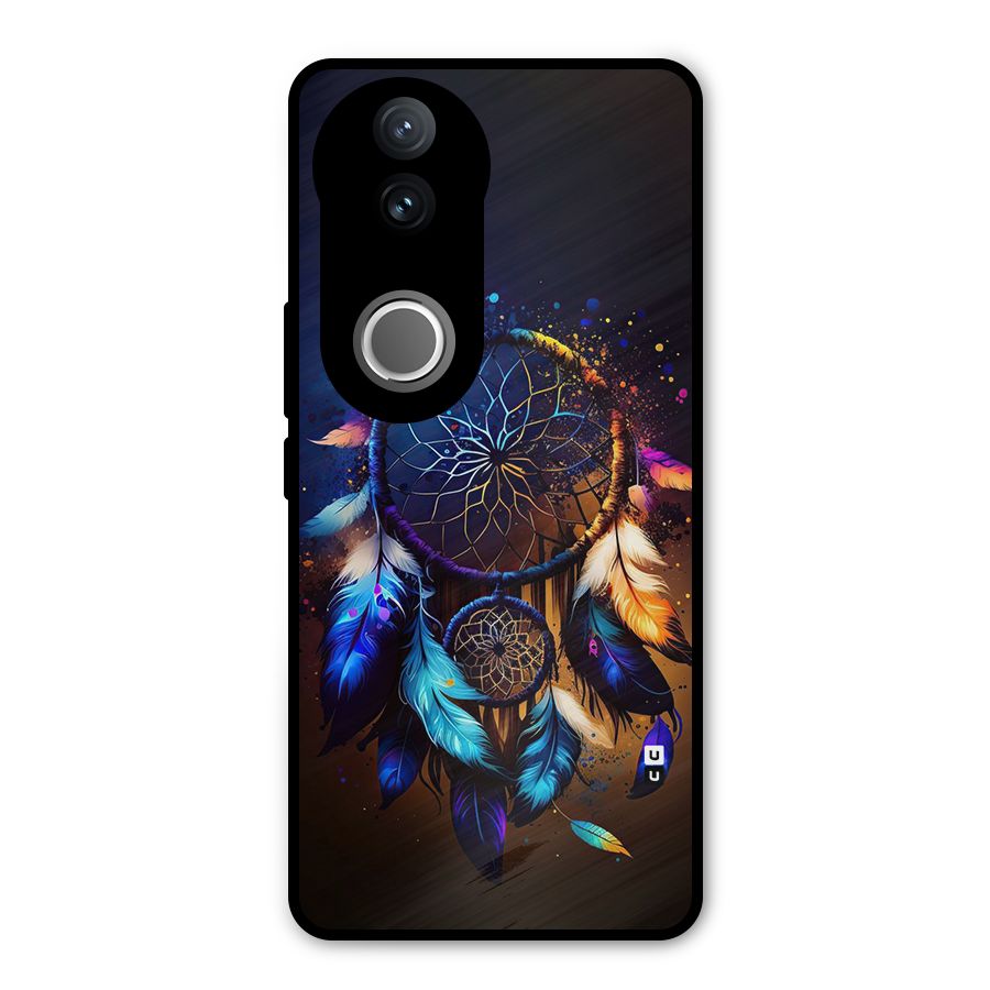 Dream Feather Metal Back Case for Vivo V50e