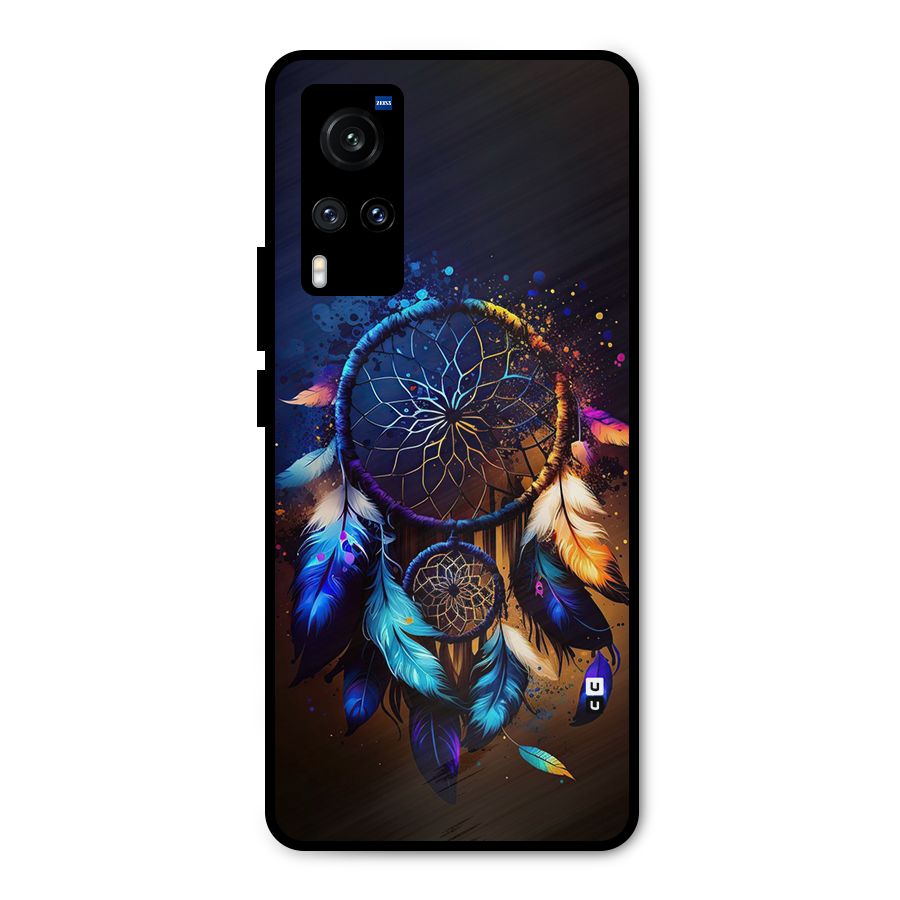 Dream Feather Metal Back Case for Vivo X60