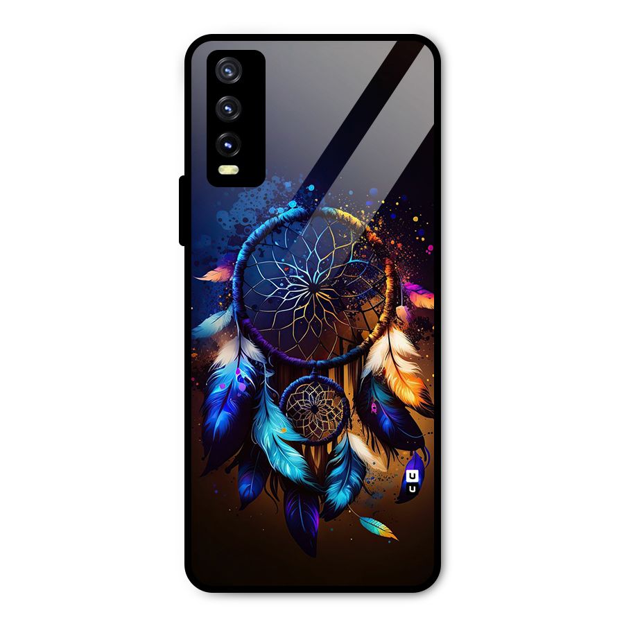 Dream Feather Metal Back Case for Vivo Y20g