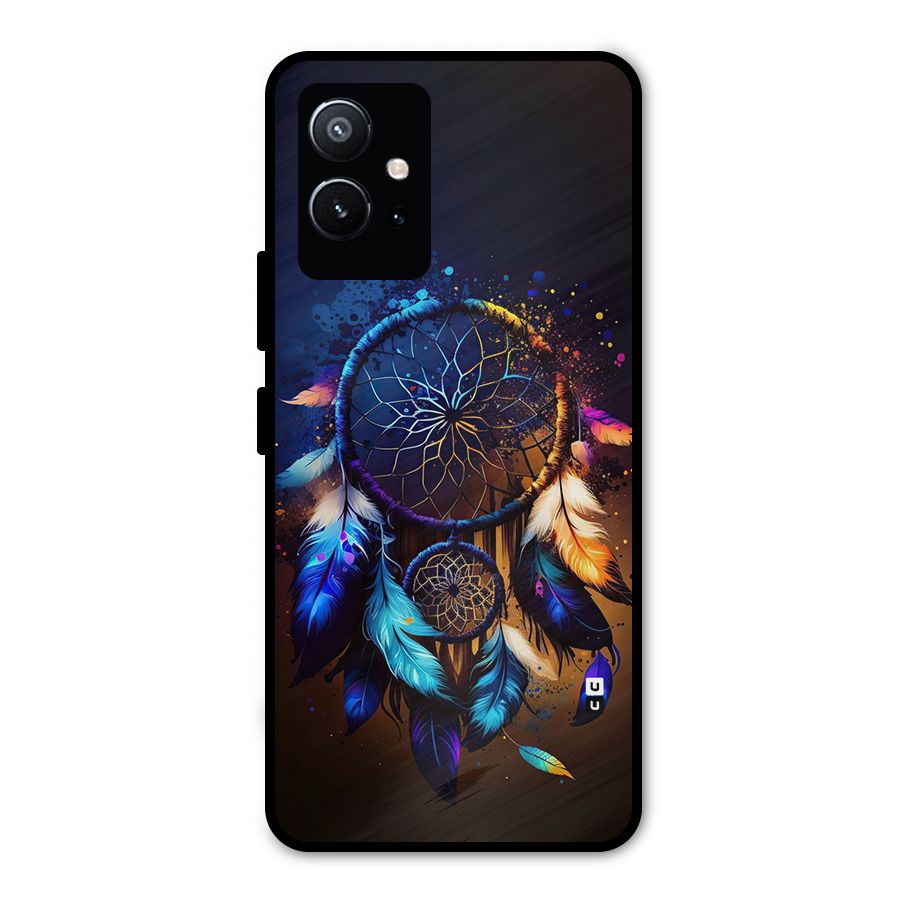 Dream Feather Metal Back Case for Vivo Y75 5G
