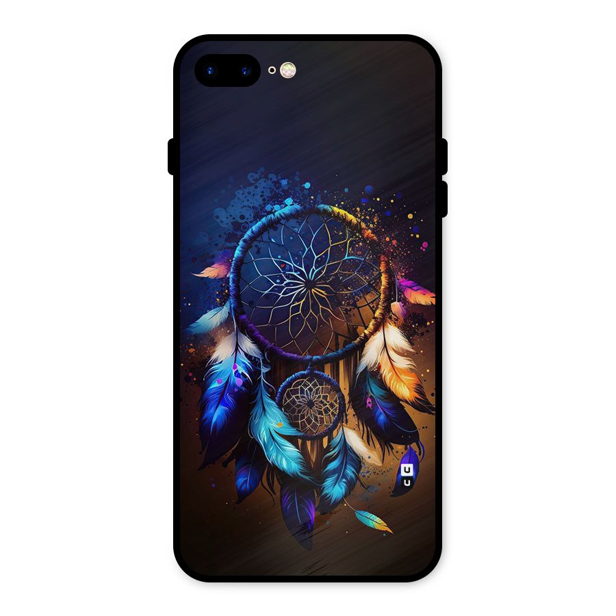 Dream Feather Metal Back Case for iPhone 8 Plus