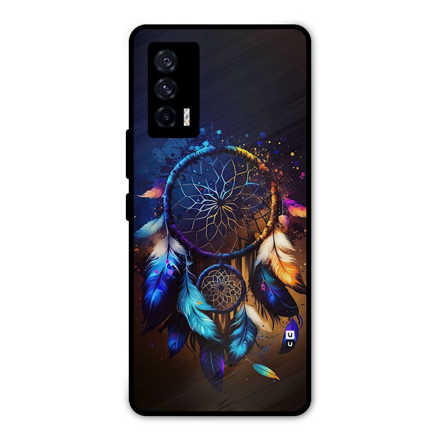 Dream Feather Metal Back Case for iQOO 7 5G