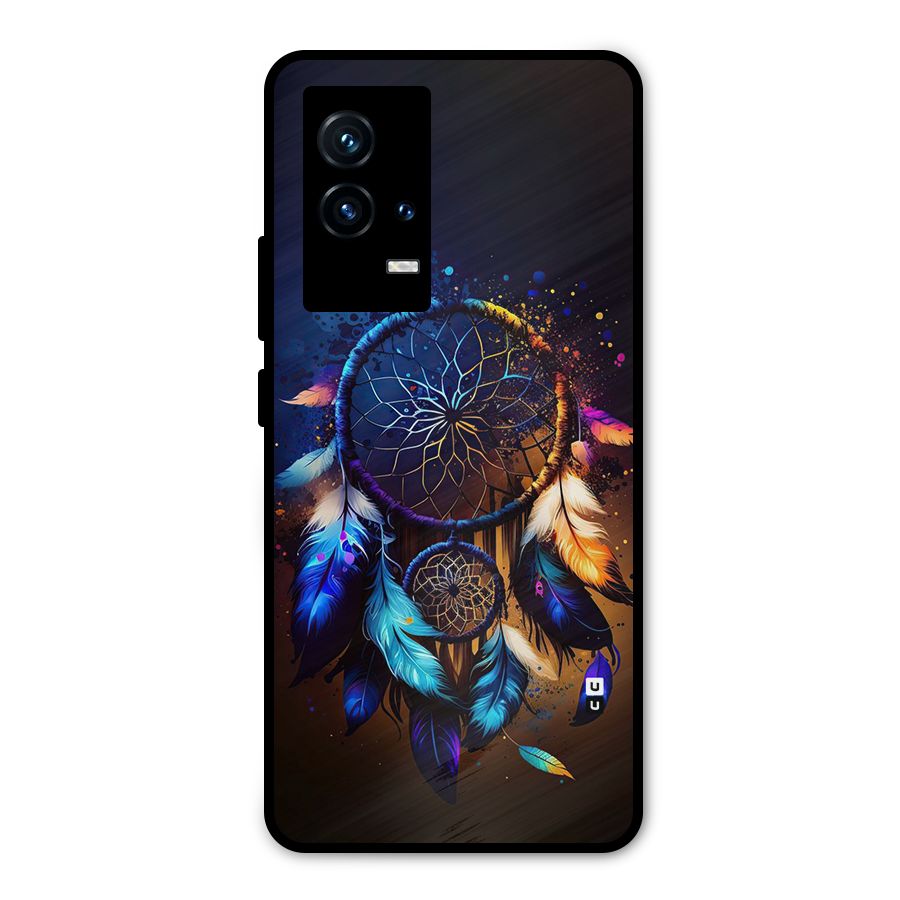 Dream Feather Metal Back Case for iQOO 9 5G