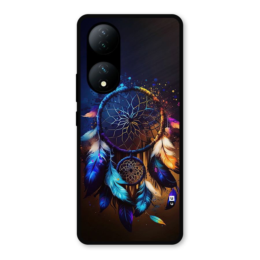 Dream Feather Metal Back Case for iQOO Z7