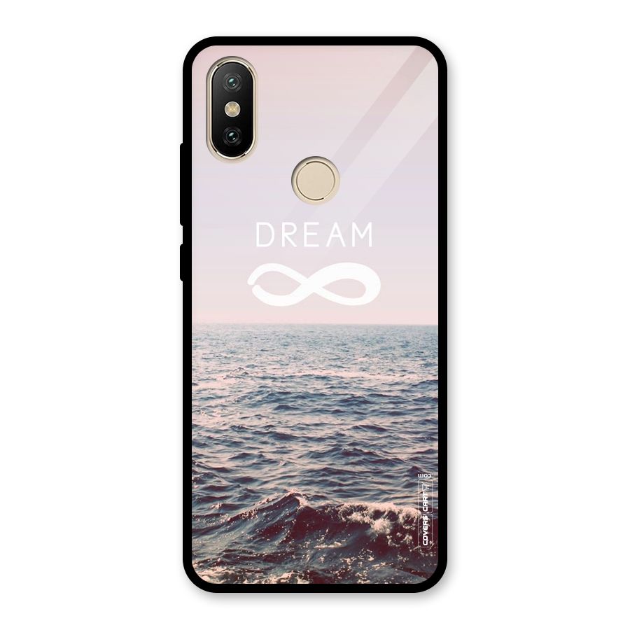 Dream Infinity Glass Back Case for Redmi A2