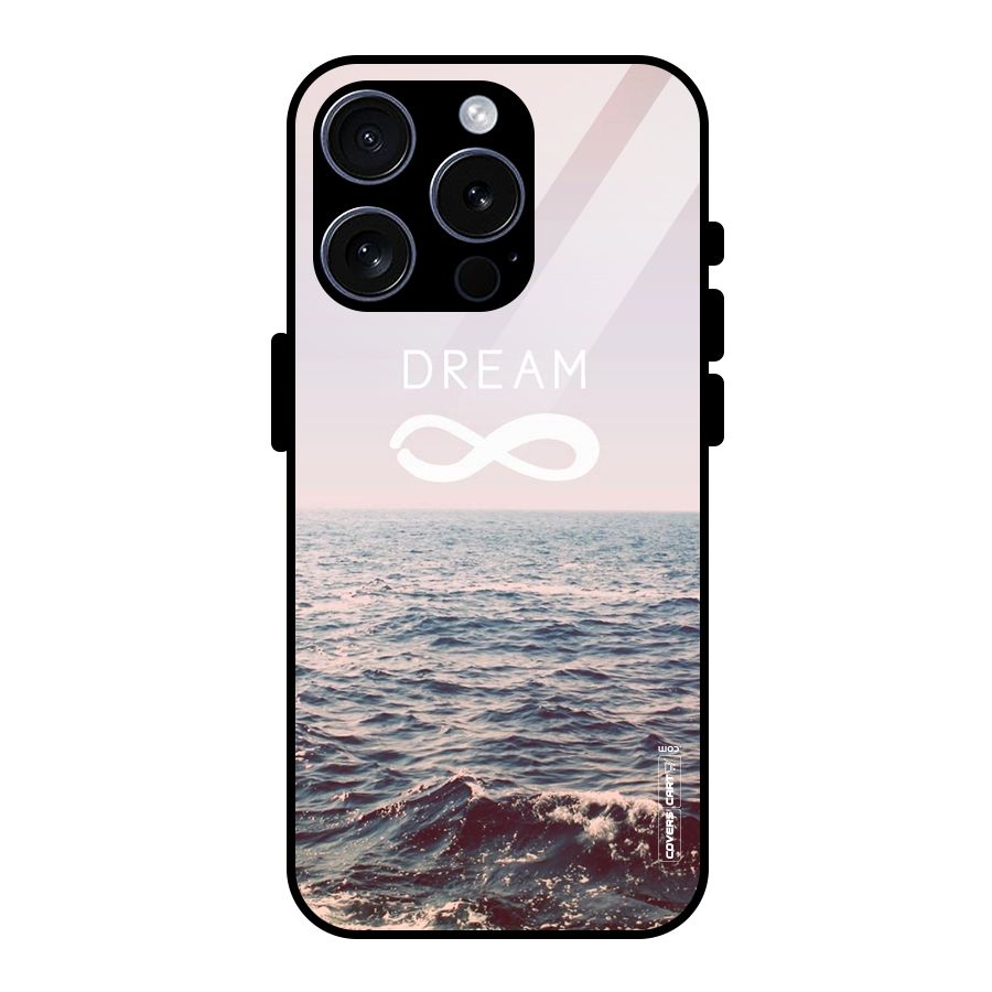 Dream Infinity Glass Back Case for iPhone 15 Pro
