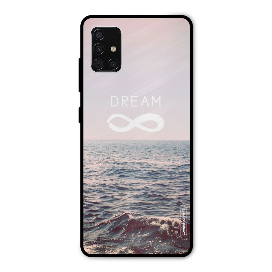 Dream Infinity Metal Back Case for Galaxy A51