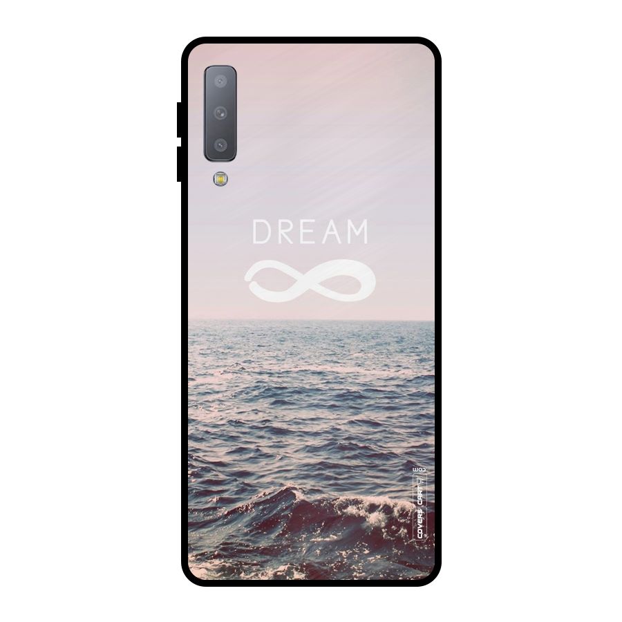 Dream Infinity Metal Back Case for Galaxy A7 (2018)