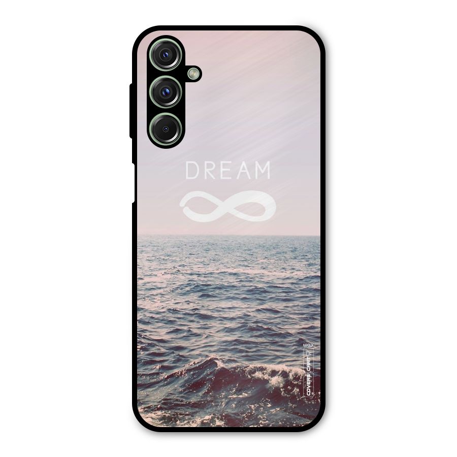 Dream Infinity Metal Back Case for Galaxy F34