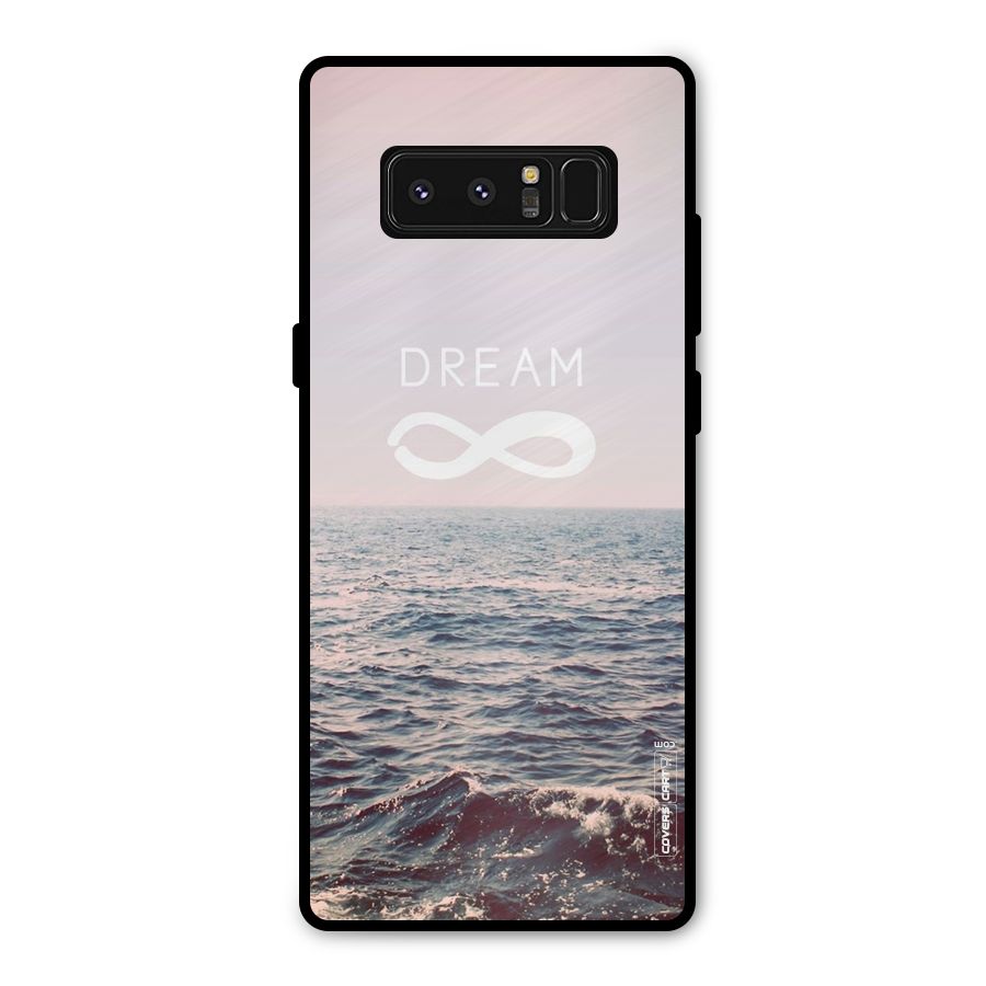 Dream Infinity Metal Back Case for Galaxy Note 8