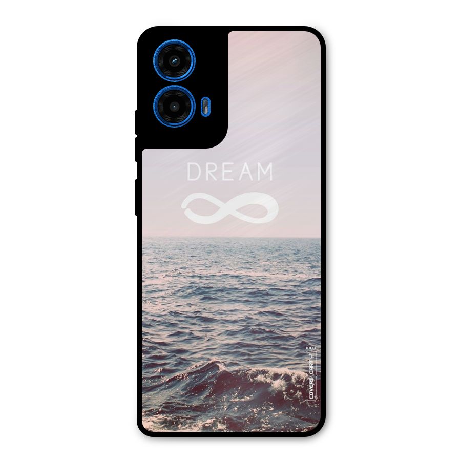 Dream Infinity Metal Back Case for Moto G45