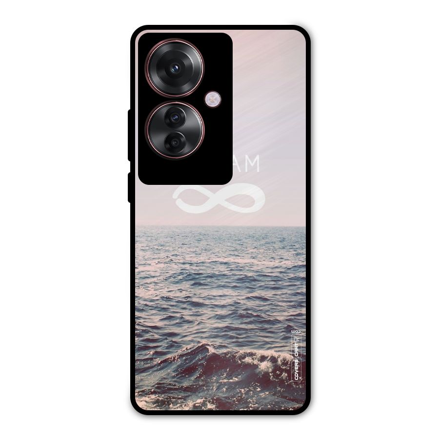 Dream Infinity Metal Back Case for Oppo F25 Pro