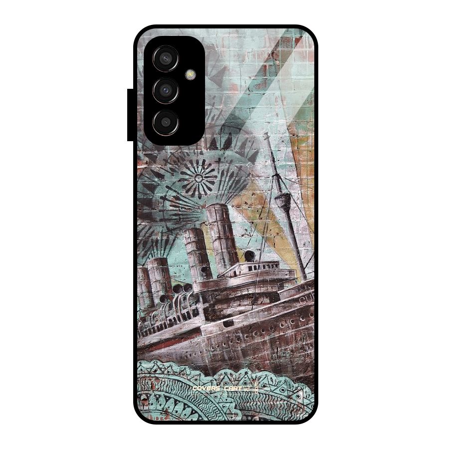 Dream Ship Glass Back Case for Galaxy F13