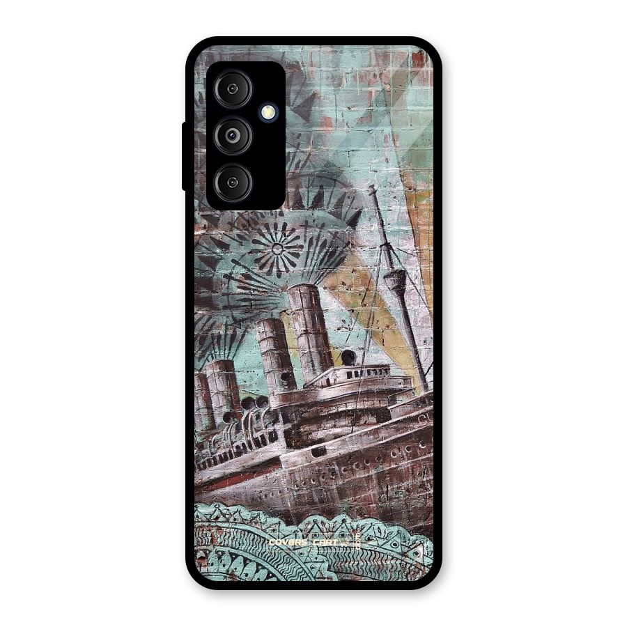 Dream Ship Glass Back Case for Galaxy M14 5G