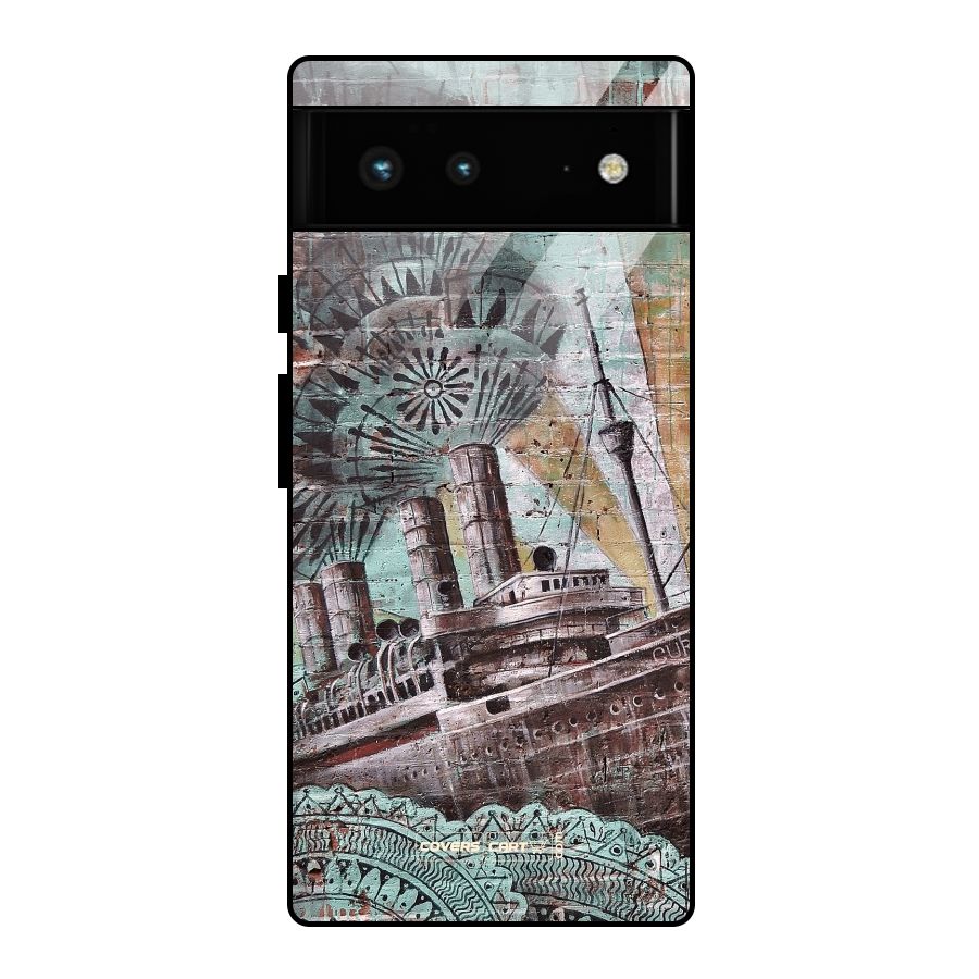 Dream Ship Glass Back Case for Google Pixel 6