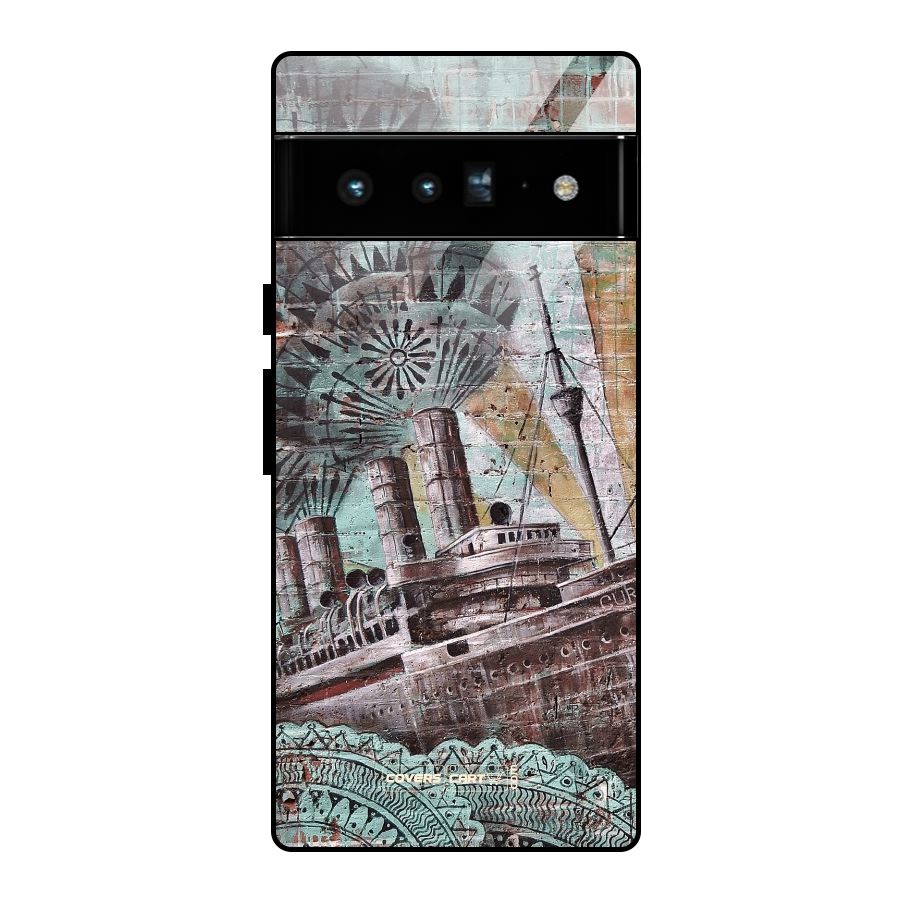 Dream Ship Glass Back Case for Google Pixel 6 Pro