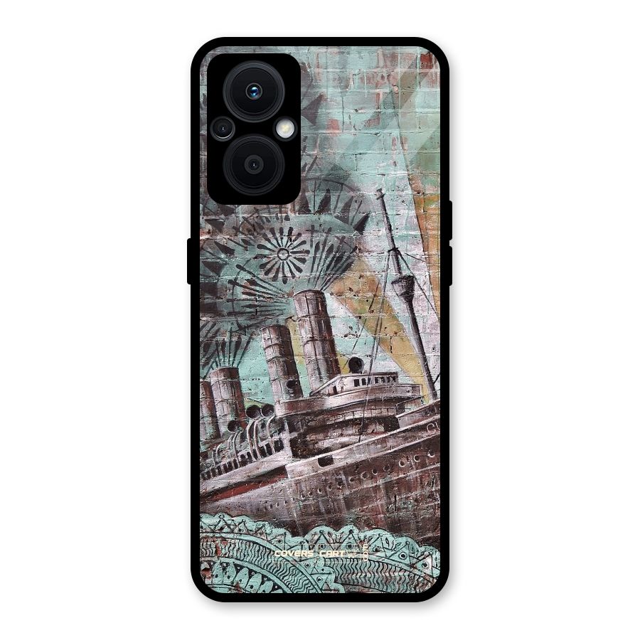 Dream Ship Glass Back Case for Oppo F21s Pro 5G