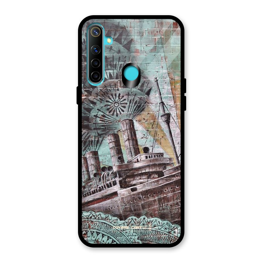 Dream Ship Glass Back Case for Realme Narzo 10