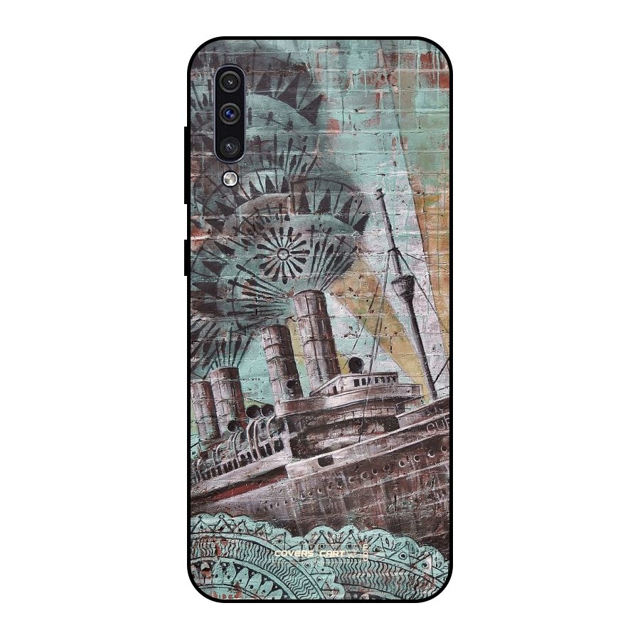Dream Ship Metal Back Case for Galaxy A30s