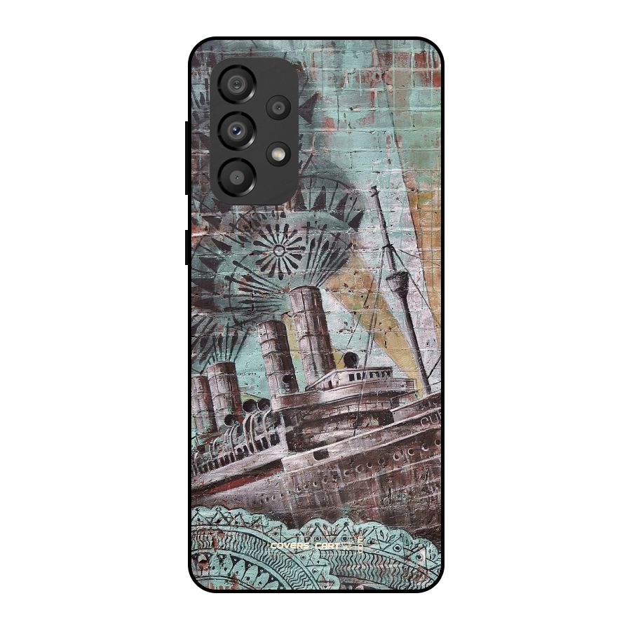 Dream Ship Metal Back Case for Galaxy A33 5G