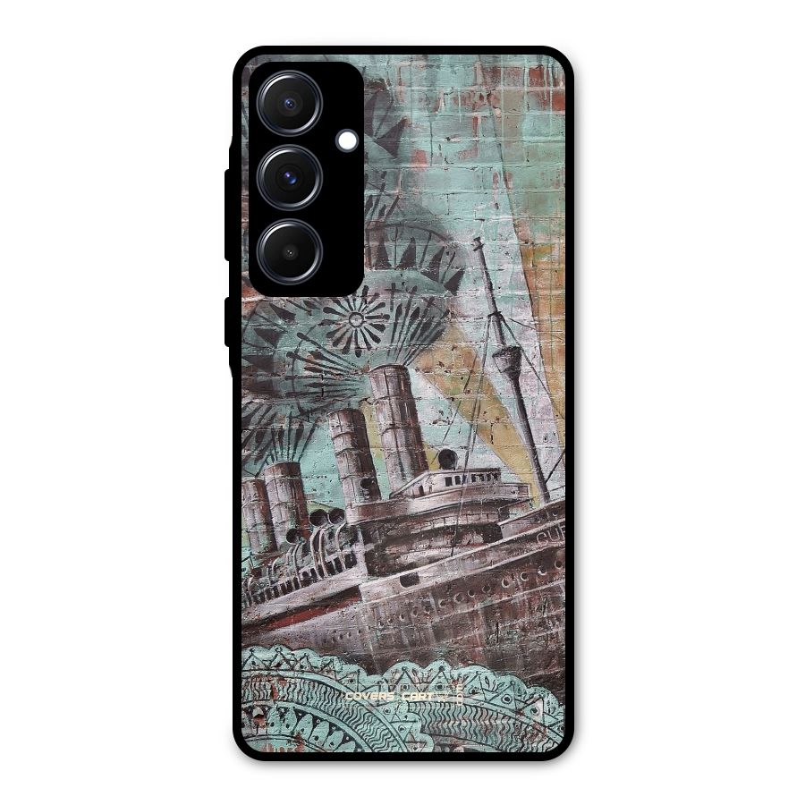Dream Ship Metal Back Case for Galaxy A55