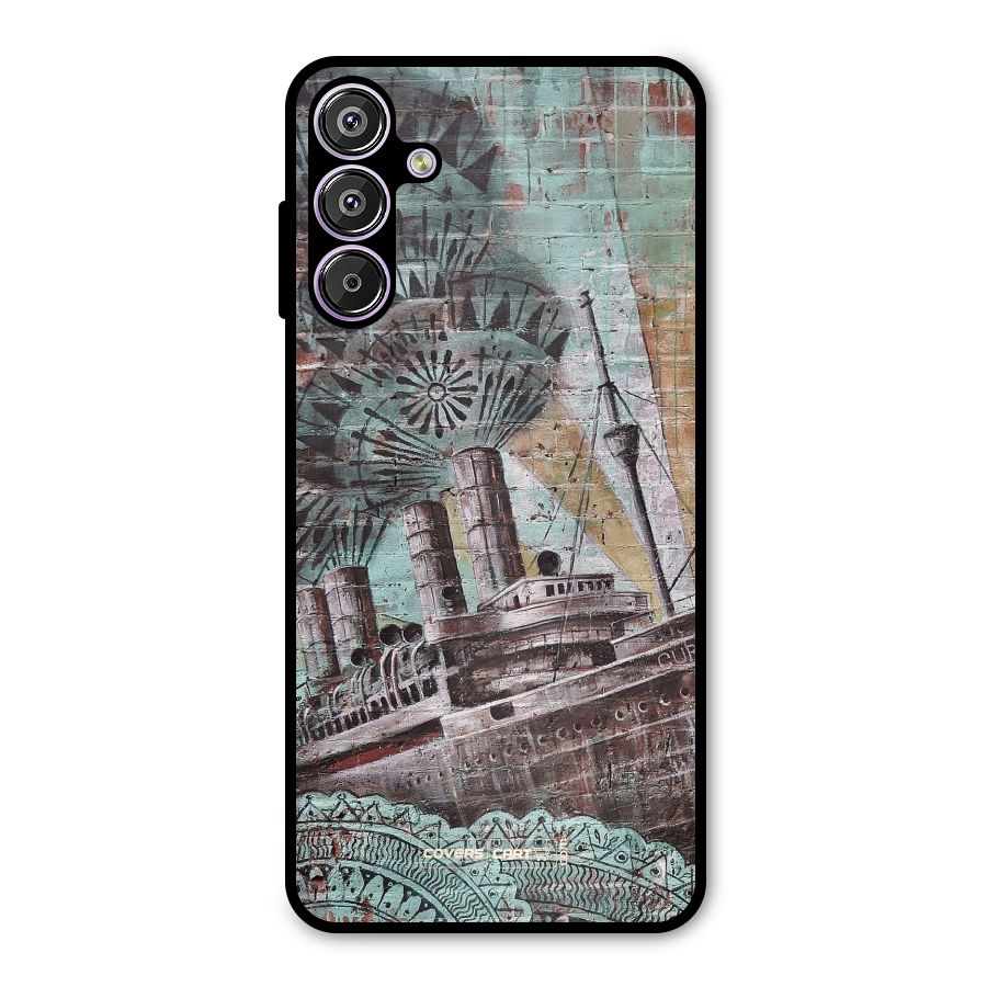 Dream Ship Metal Back Case for Galaxy M15