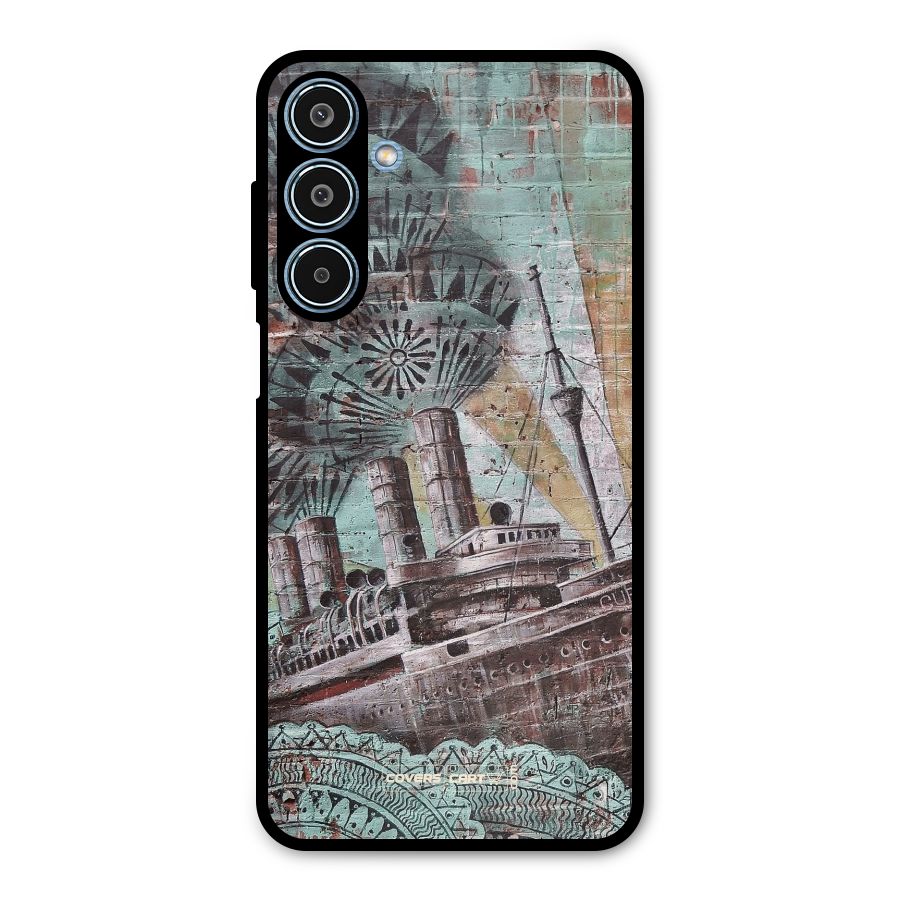 Dream Ship Metal Back Case for Galaxy M35