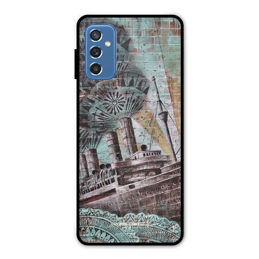 Dream Ship Metal Back Case for Galaxy M52 5G