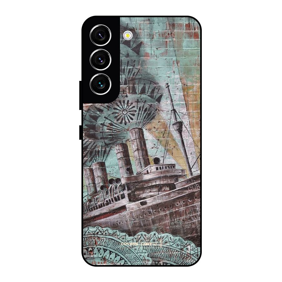 Dream Ship Metal Back Case for Galaxy S22 5G