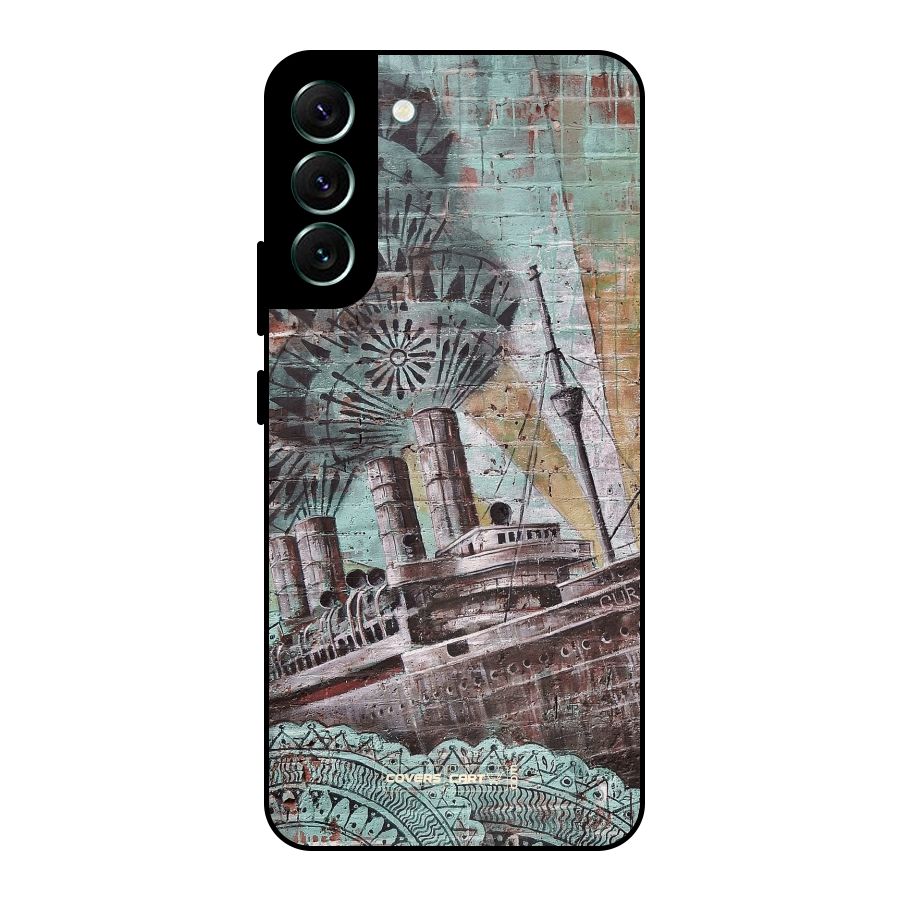 Dream Ship Metal Back Case for Galaxy S22 Plus 5G