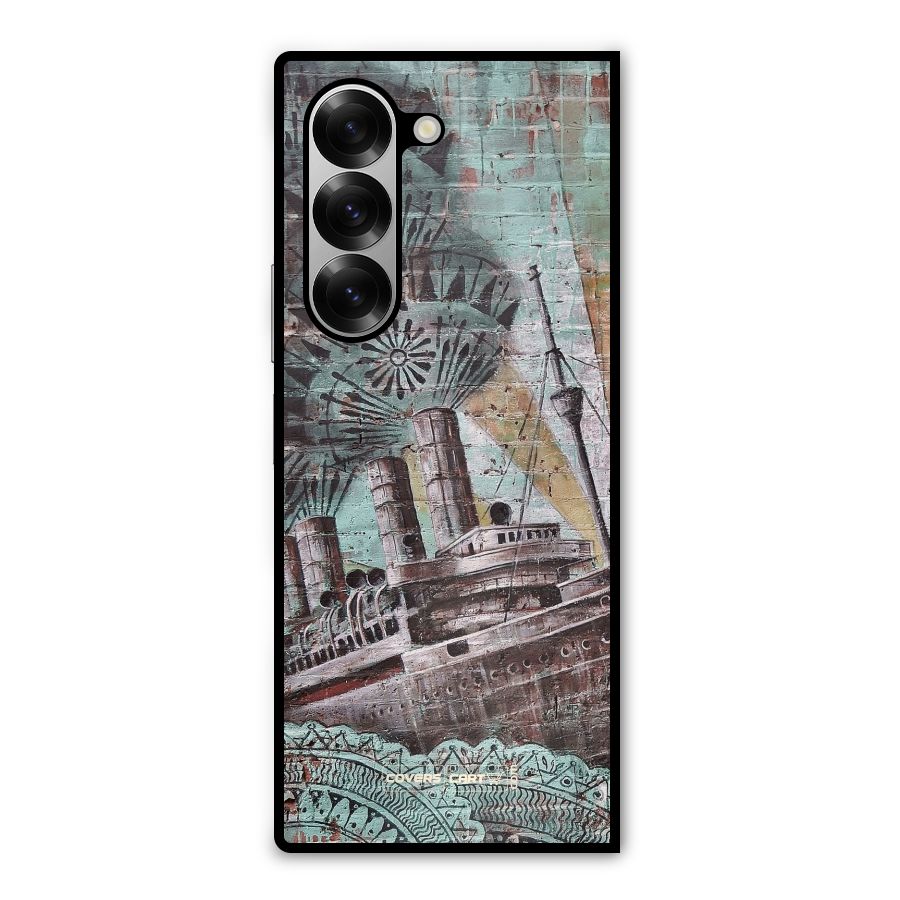 Dream Ship Metal Back Case for Galaxy Z Fold6